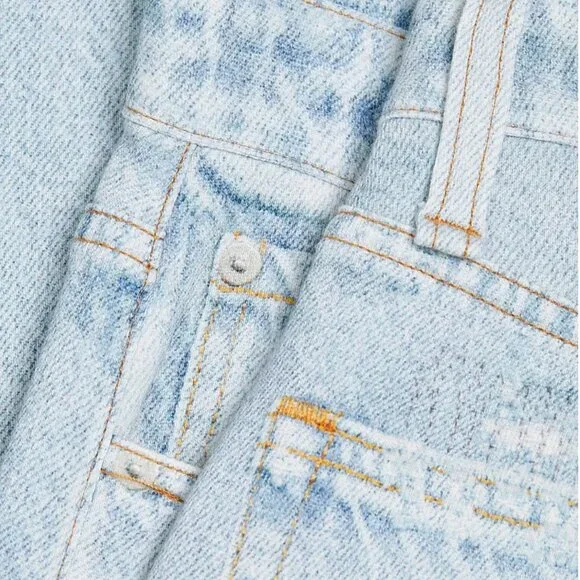 rag & bone Miramar Sofie Ankle Length in Meadow Blue Size 26 - Worn Once - Picture 7 of 8